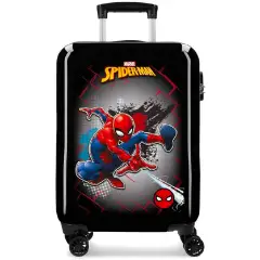Spiderman Red Trolley Da Cabina Abs 55c M 4 Ruote Nero