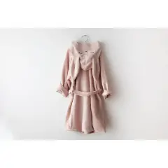 Accappatoio in Spugna - Taglia 2-4 Anni - Pink