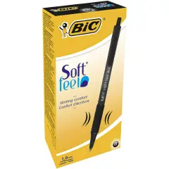 Penna Bic Soft Feel Clic Grip Nera
