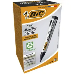 Marcatore BIC Marking 2000 – Punta Tonda Nero ECOlutions