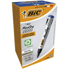 Marcatore BIC Marking 2000 – Punta Tonda Blu ECOlutions