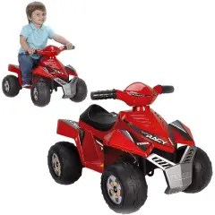 Moto Elettrica per Bambini Feber Quad Racy 6V – Rossa