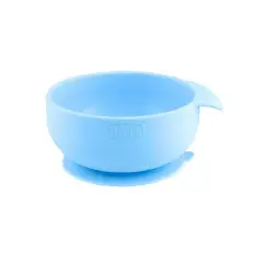 Ciotola Per Alimenti Blu In Silicone Con Ventosa Per Neonati