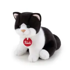 Peluche Gatto Brad Bianco e Nero – Taglia S
