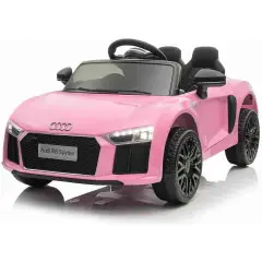 Auto Elettrica per Bambini Audi R8 Spyder Rosa Shocking – Radiocomando 2,4 GHz 12V