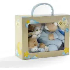 Babycare Set Orsetto 3 Doudou – Morbidi Compagni di Coccole per Neonati