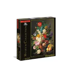 Puzzle 1000 Pezzi Van Dael – Vase De Fleur – Clementoni Museum Collection
