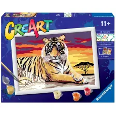 Creart Tigre kit Per Dipingere Con i Numeri