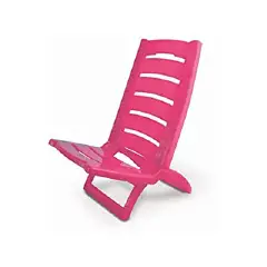 Spiaggina Magenta – Sedia a Sdraio Pieghevole Leggera e Resistente