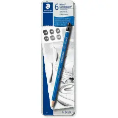 Set 6 Matite STAEDTLER Mars Lumograph 100 – Gradazioni Morbide
