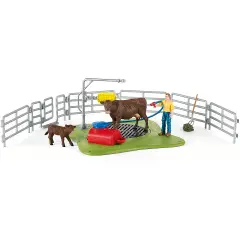 Schleich Zona Lavaggio con Mucche