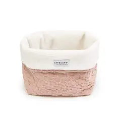 Cestino Portaoggetti per il Bagno Honey  - Cm 14x20x14h - Nudepink