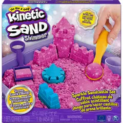 Kinetic Sand Playset – Castello di Sabbia Shimmer Rosa