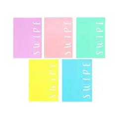 Swipe Pastel Quaderno Maxi Gr. 80 - Rigatura A (Classe Prima e Seconda Primaria)