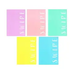 Swipe Pastel Quaderno Maxi Gr. 80 - Rigatura 10mm
