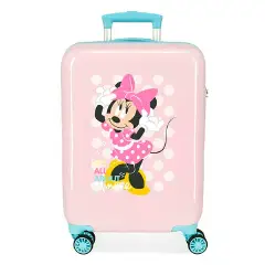 Minnie Play All Day Trolley da Cabina Abs 55 cm. 4 Ruote