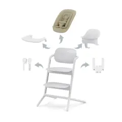 Seggiolone Lemo Set 4in1 All White Cybex