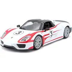 Auto 1:24 Porsche 918 Weissach Colori Assortiti
