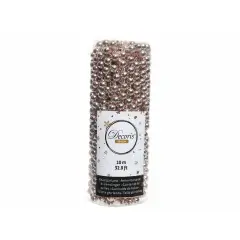 Ghirlanda natalizia di Perline in Plastica Lucida - 10 Metri - Blush Pink