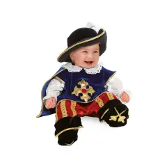 Costume Piccolo Moschettiere Superbaby - Taglia 3/6 Mesi