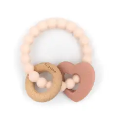 Massaggiagengive Legno & Silicone Chiave Rosa Bamboom