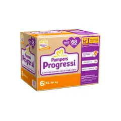 Pannolini Pampers Progressi Quadripack - Taglia 6 - 16+ Kg - 68 Pezzi