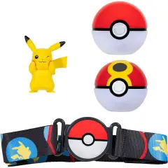 Set Cintura Pokemon Clip N Go con Poké Ball: Poké Ball, Repeat Ball, and Pikachu #8