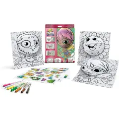 Set Attività Pops Personaggi Incantati da Colorare e Costruire