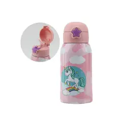 Borraccia Termica Mypiky Baby Con Cannuccia ml 500 Unicorno