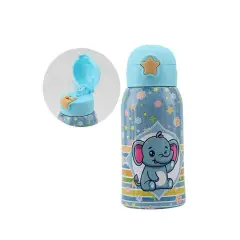 Borraccia Termica Mypiky Baby Con Cannuccia ml 500 Elefantino