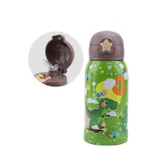 Borraccia Termica Mypiky Baby Con Cannuccia ml 500 Dinosauro