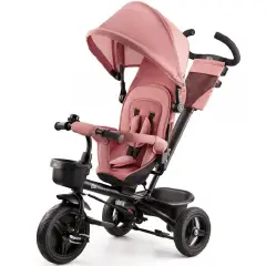 Kinderkraft Aveo Triciclo Rose Pink – Cresce con il Tuo Bambino, da 9 Mesi a 5 Anni
