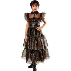 Costume Mercoledì "Wednesday" Addams Raven Dance per Bambine - Taglia M - 9/10 Anni