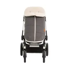 Sacco per passeggino Universale Soft Winter Grau 45x98x3 Cm