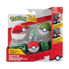Pokémon Clip 'n' Go - Set Cintura con Bulbasaur - Rei Toys