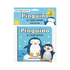 Libro da Bagnetto, Pinguino e i Suoi Amici con Pupazzo