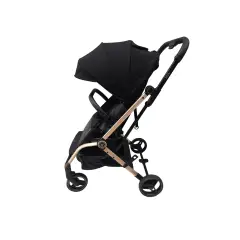 Passeggino Antes Baby Spin Nero Telaio Rosegold