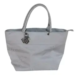 Borsa a Tracolla In Tessuto Grigia Bamboom