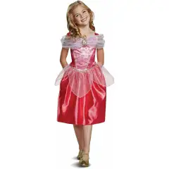 Costume Principessa Aurora per Bambine - Taglia S - 5/6 Anni