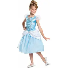 Costume Principessa Cenerentola Deluxe per Bambine - Taglia M - 7/8 Anni