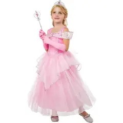 Costume Principessa - Pink Princess, Taglia S per Bambine 3/4 Anni