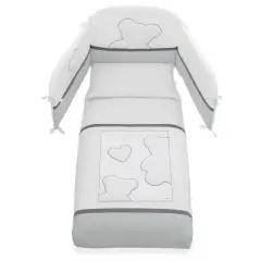 Matisse Completo Sfilabile 3 Pezzi Bianco Grigio - Italbaby