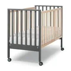 Lettino Evolution 6 in 1 con Funzione Culla Titanio Erbesi