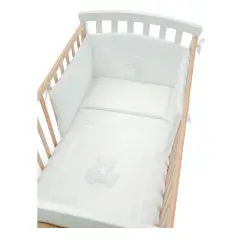 Piumone Dudù Bianco Ricamo Bianco Erbesi