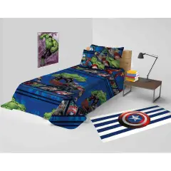 Copriletto 1 Piazza Rotativo Avengers