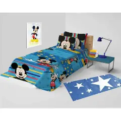 Copriletto 1 Piazza Rotativo Mickey Mouse