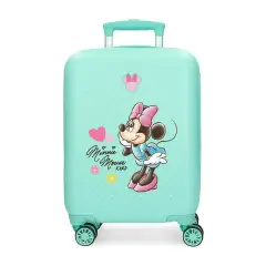 Minnie Imagine Trolley Abs 50 Cm 4 Ruote Verde Acqua