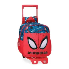 Spiderman Authentic Zaino Asilo e Tempo Libero 25 Cm con Trolley