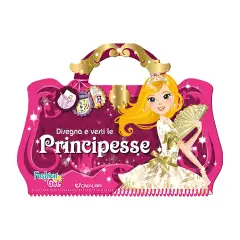 Disegna e vesti le principesse. Fashion girl. Con adesivi.