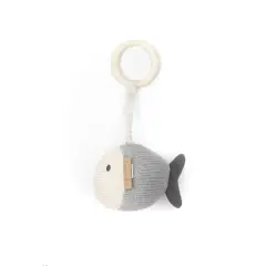 Giochino Pull & Shake A Maglia Fish Blu Bamboom